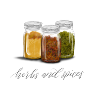 Dried spices, herbs & seasonings
