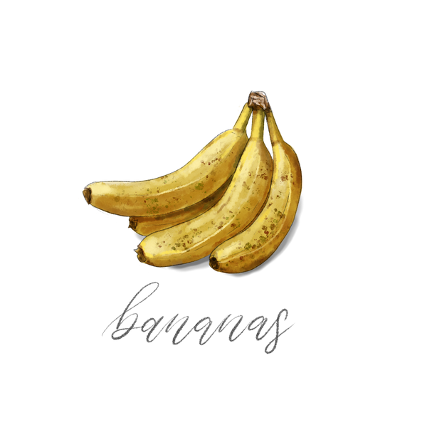 Fair-trade bananas and plantains