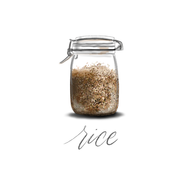 Packaged rice and grains